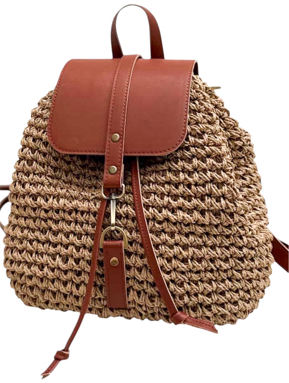 BACKPACK handmade crochet backpack – lightweight everyday bag – DEKORANI
