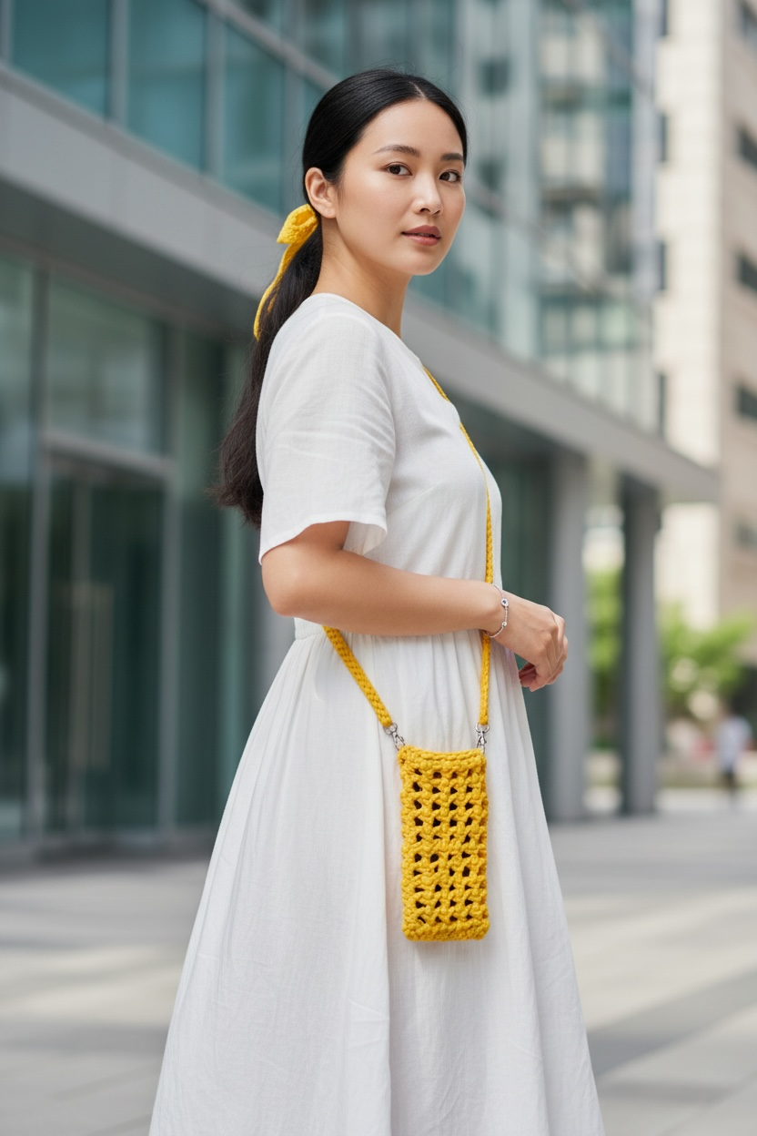 MINI PHONE BAG – Yellow