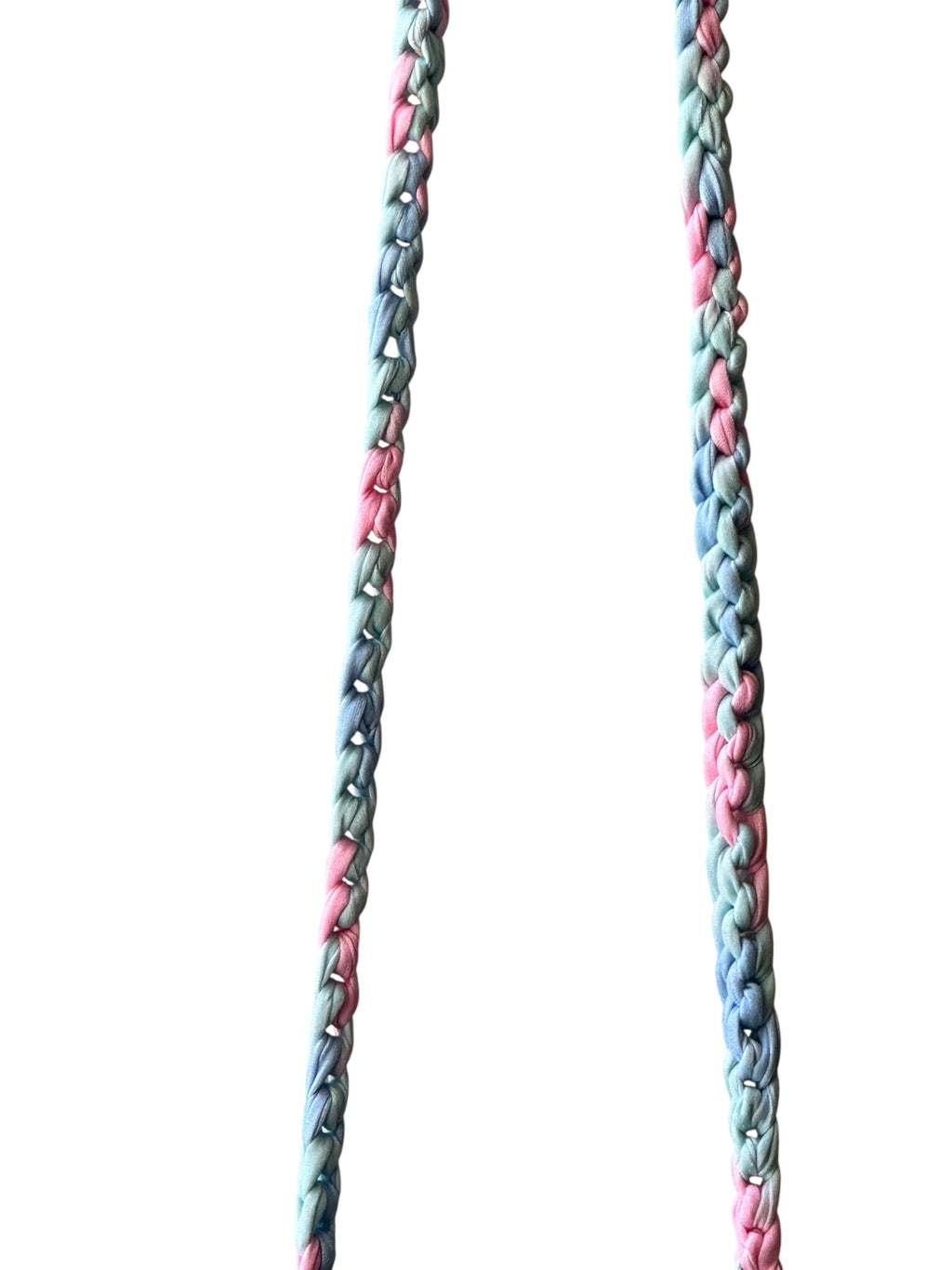 MINI PHONE BAG - Light Blue Pastel Pink & Blue